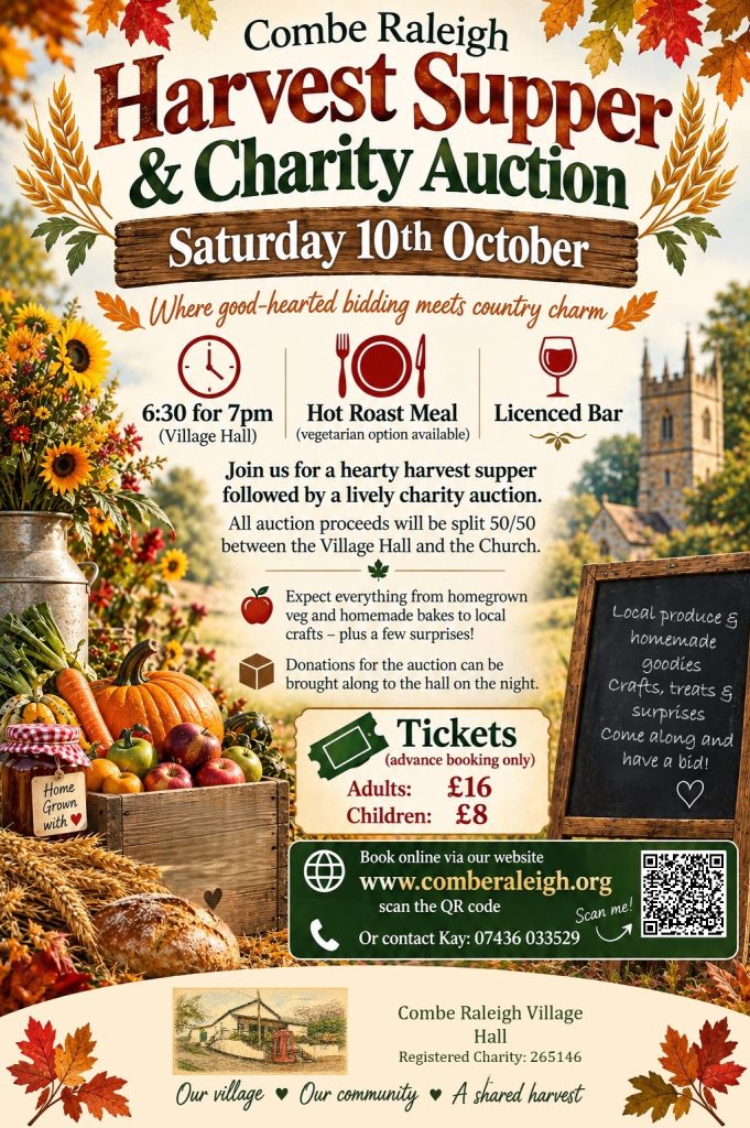 Harvest Supper @ Village Hall